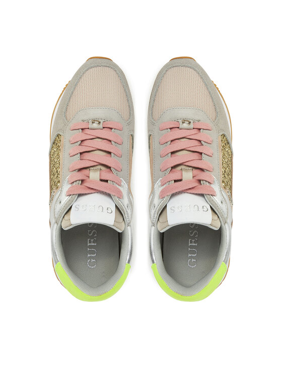 Guess Guess Сникърси FLPE2G LEM12 Розов