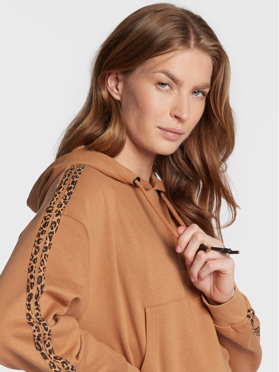Brave Soul Brave Soul Bluza LSS-69EIRA Brązowy Regular Fit
