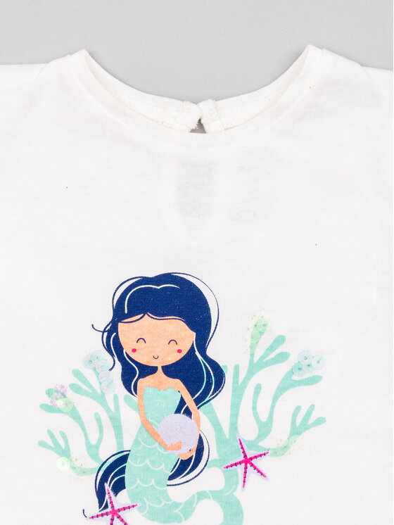 Zippy Zippy Komplet t-shirt i spodenki ZBGAP0602 23001 Różowy Regular Fit
