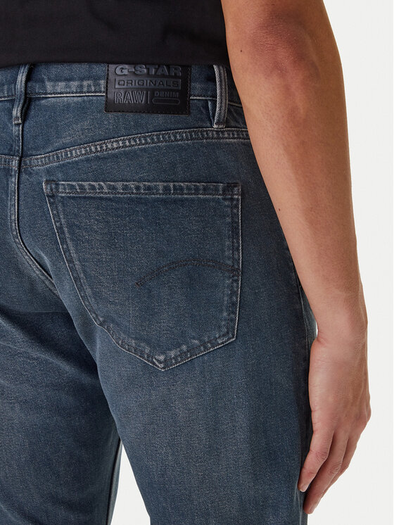 G-Star Raw G-Star Raw Jeansy Mosa D23692-D775 Szary Straight Fit