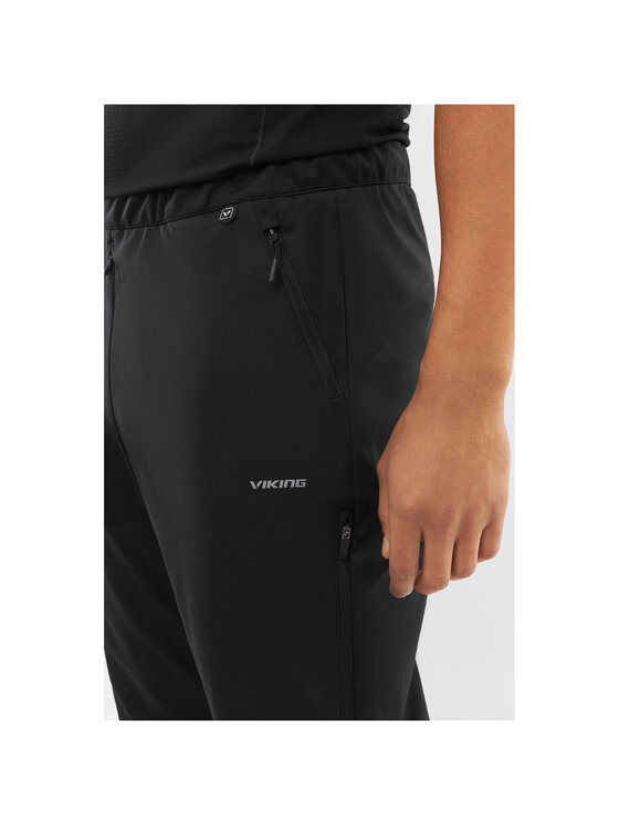 Viking Viking Spodnie outdoor Nordend Czarny Regular Fit