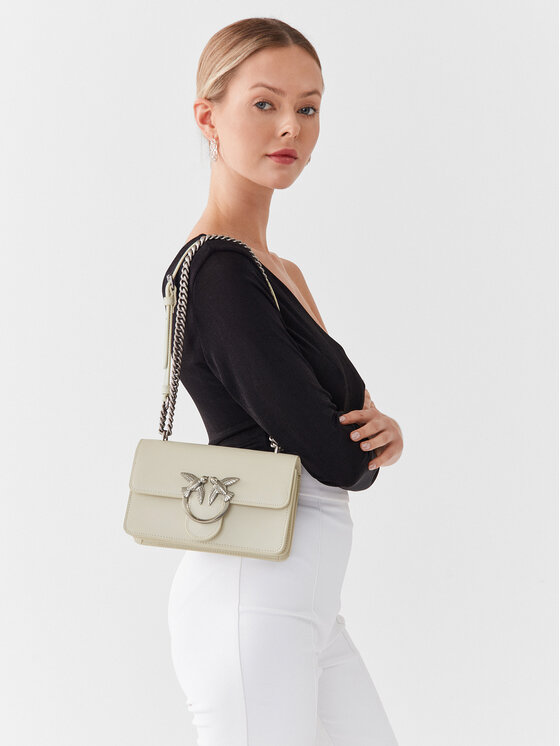 PINKO Pinko Borsetta Love One Mini Dc . PE 23 PLTT 100074 A0F1 Écru