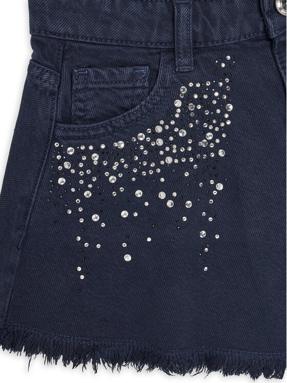 Guess Guess Kratke traperice J5RD16 WH1T0 Tamnoplava Relaxed Fit