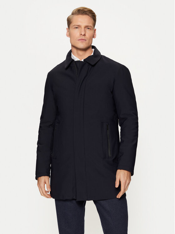 Bugatti Bugatti Преходно палто 635500 61050 Тъмносин Regular Fit