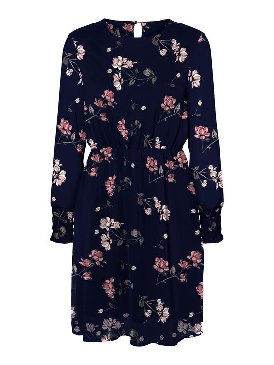 Vero Moda Vero Moda Φόρεμα καθημερινό Milla 10244553 Σκούρο μπλε Regular Fit