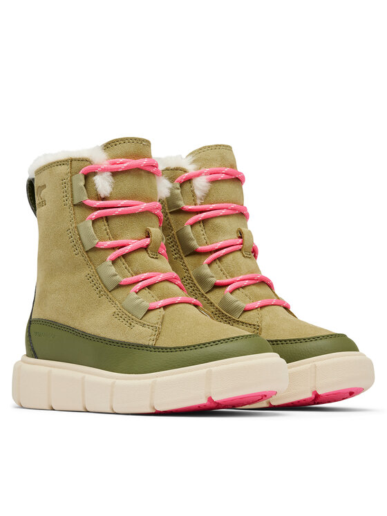 Sorel Sorel Μπότες Χιονιού Explorer™III Lace Wp 2088512327 Πράσινο