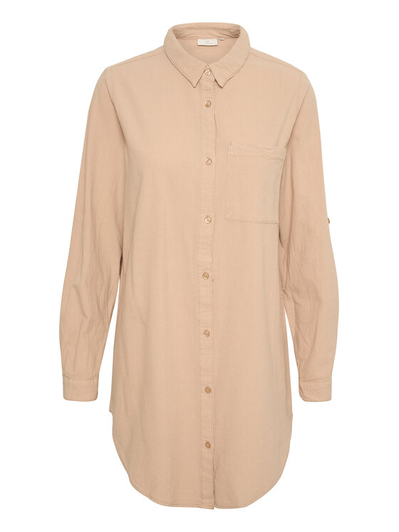 Kaffe Kaffe Camicia Naya 10506337 Beige Relaxed Fit