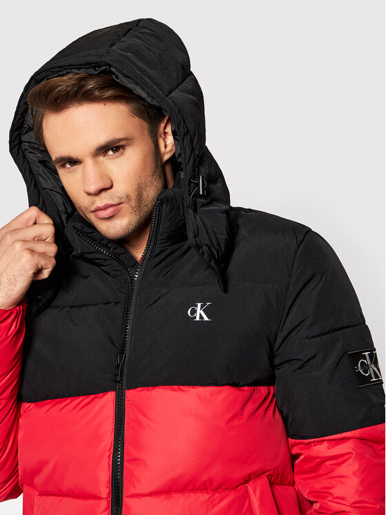 Calvin Klein Jeans Calvin Klein Jeans Žieminė striukė J30J318682 Raudona Regular Fit