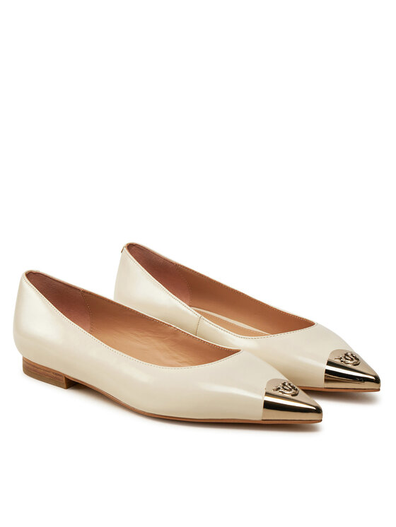 PINKO PINKO Balerinke Gianira 05 SD0101P043 Écru