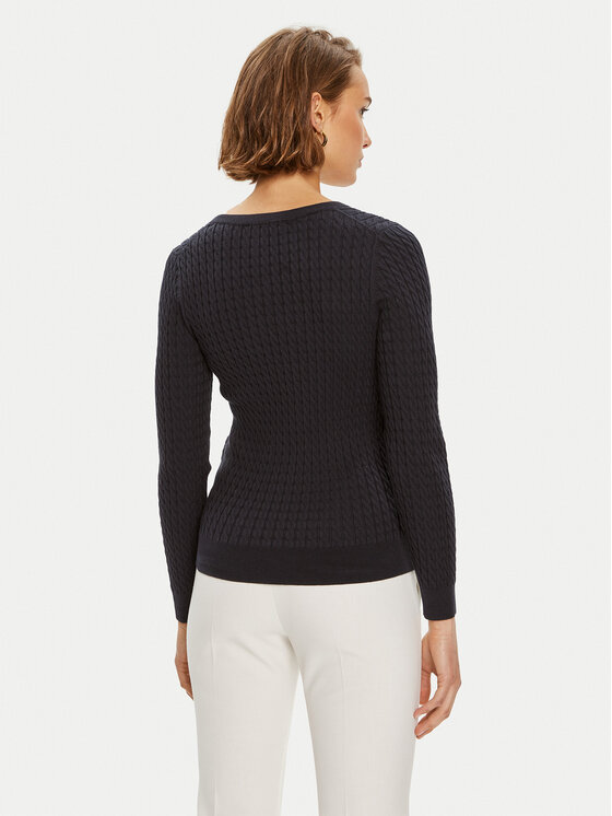 Tommy Hilfiger Tommy Hilfiger Sweater WW0WW40999 Sötétkék Regular Fit