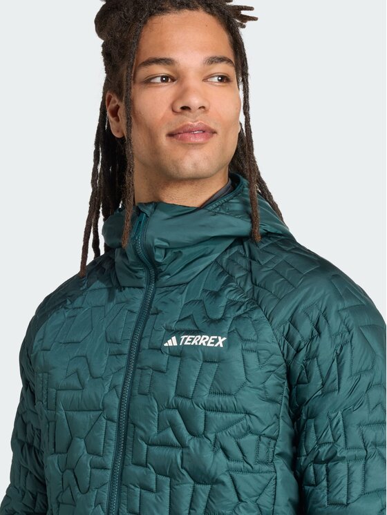 adidas adidas Kurtka outdoor Terrex Xperior Zielony Regular Fit
