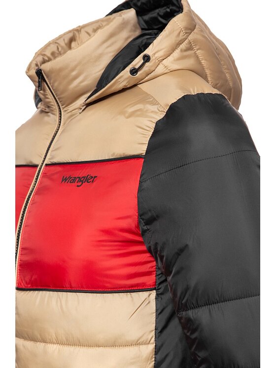 Wrangler Wrangler Giubbotto invernale 3COL PUFFER JACKET Nero Regular Fit