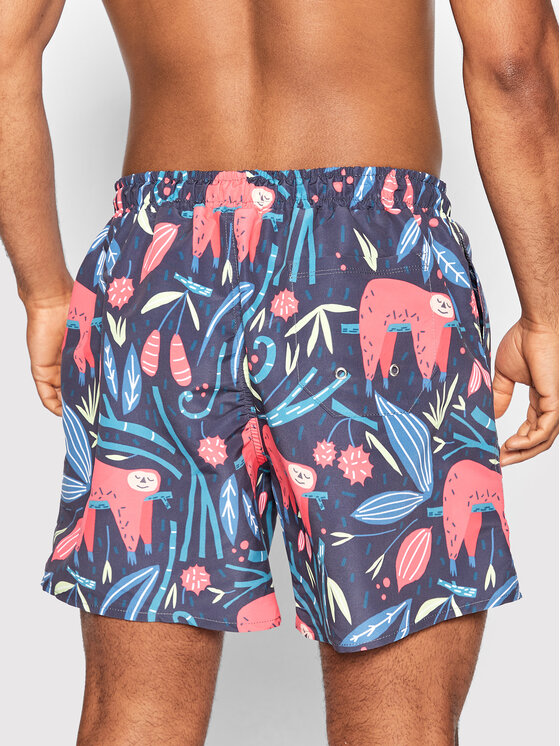 Pantaloncini da bagno Sloth Multicolore Regular