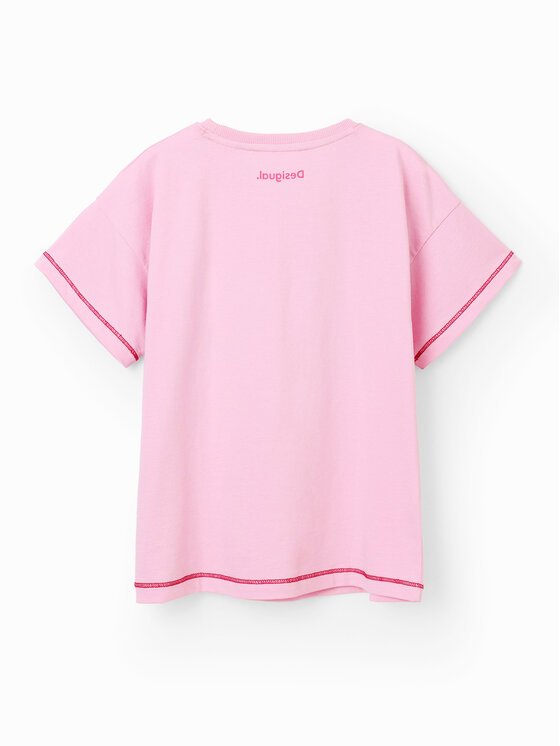 T-shirt 23SGTK12 Rosa Regular Fit