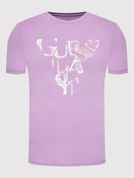 Guess T-shirt M2YI24 J1311 Bianco Super Slim Fit