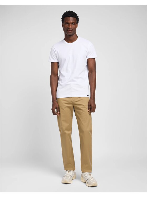 Lee Lee Chinosy CHINO Niebieski Regular Fit