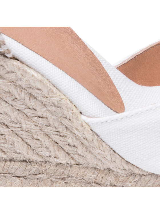 Castañer Castañer Espadrilky Carina/8/001 020962-200 Biela