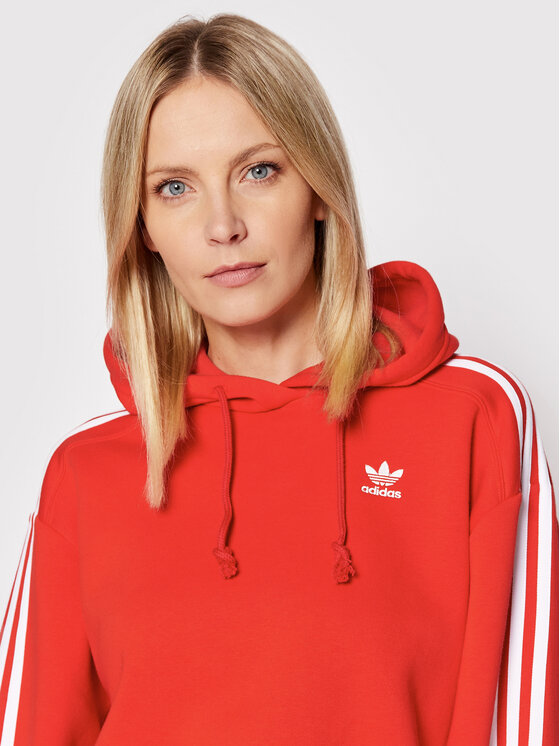 adidas adidas Pulóver adicolor Classics HC2017 Piros Relaxed Fit