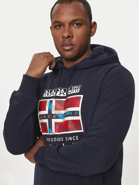 Napapijri Napapijri Bluza B-Dorees NP0A4IBD Granatowy Relaxed Fit