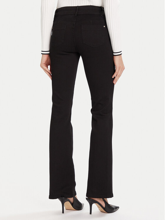 Morgan Morgan Džínsy 241-POLEN Čierna Bootcut Fit