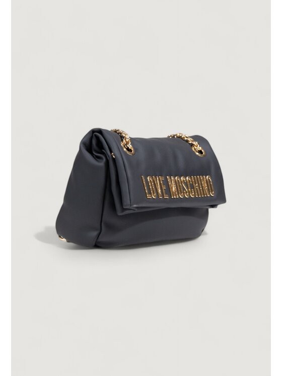 LOVE MOSCHINO LOVE MOSCHINO Borsetta HAMMERED LOGO Nero