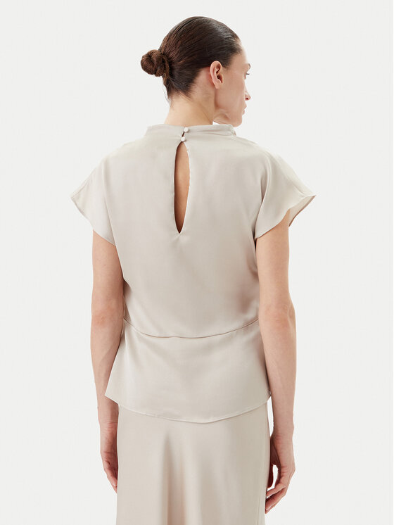 Bruuns Bazaar Bruuns Bazaar Bluzka Acacia BBW4427 Beżowy Regular Fit