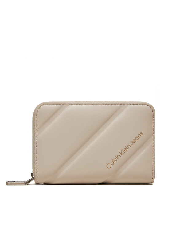 Calvin Klein Jeans Calvin Klein Jeans Portofel Quileted Med Zip K60K612256 Écru