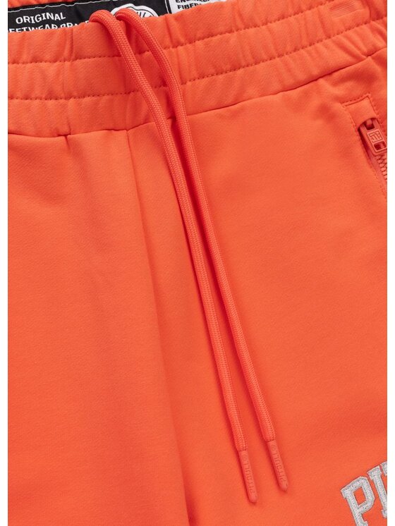 PITBULL PITBULL Spodnie dresowe Slim SELENA Pomarańczowy Slim Fit
