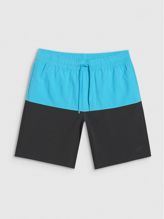 4F 4F Szorty plażowe 4FWSS25UBDSM135-48S Niebieski Regular Fit