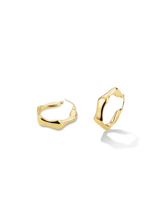 Rosefield Rosefield Kolczyki Organic Hoops Złoty