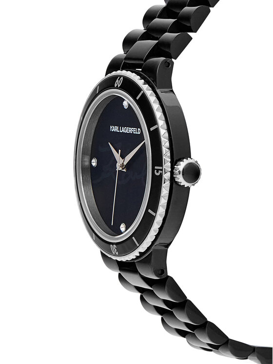 KARL LAGERFELD KARL LAGERFELD Hodinky R0553104504 Černá