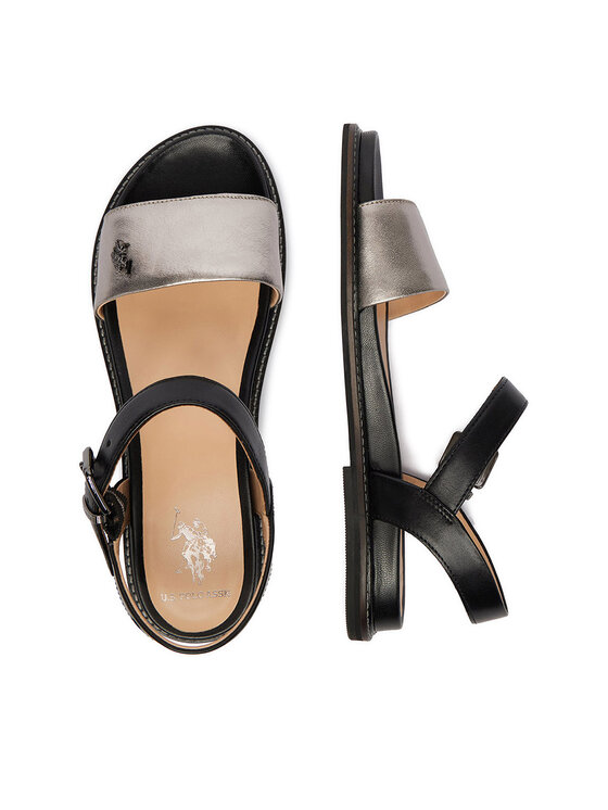 U.S. Polo Assn. U.S. Polo Assn. Sandale EO-ADELI001W/6L1 Srebrna