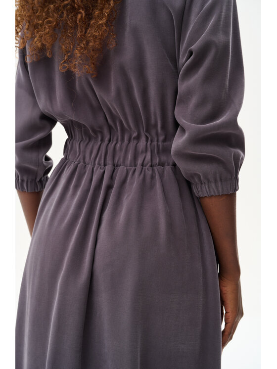 blue shadow blue shadow Sukienka codzienna Venus Szary Regular Fit