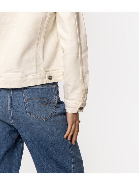 Lee Cooper Lee Cooper Kurtka jeansowa FABIA 4842 Biały Regular Fit