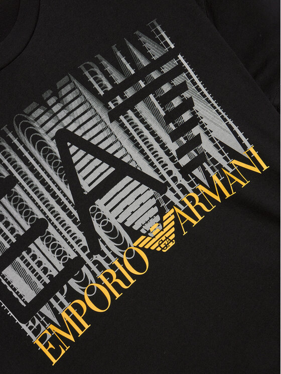 EA7 Emporio Armani EA7 Emporio Armani Majica 3DBT59 BJ02Z 1200 Črna Regular Fit