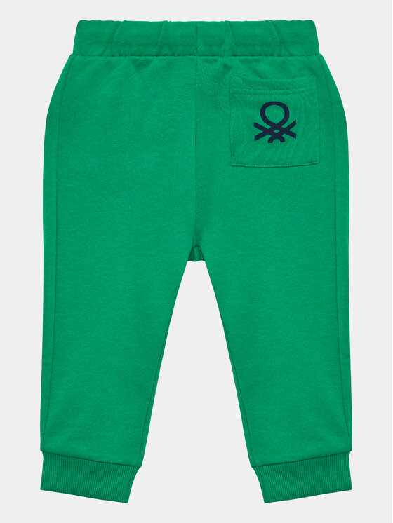 United Colors Of Benetton United Colors Of Benetton Teplákové nohavice 3J70GF010 Zelená Regular Fit