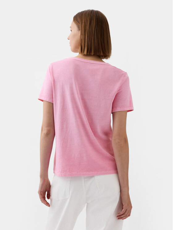 Gap Gap Тишърт 740140-67 Розов Regular Fit