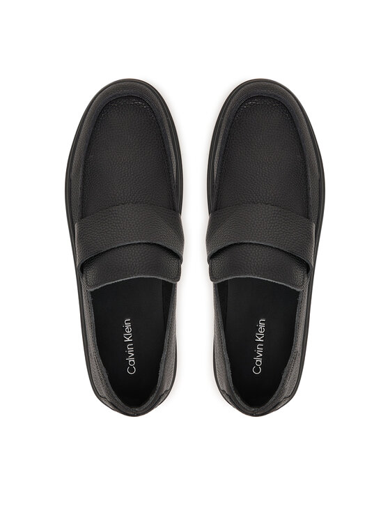 Calvin Klein Calvin Klein Slipper Hybrid Clean Loafer Band Tum Lth HM0HM02184 Schwarz