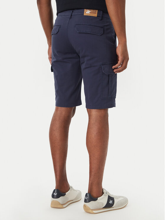 Beverly Hills Polo Club Beverly Hills Polo Club Σορτς υφασμάτινο P-SS26M-B476381 Μπλε Regular Fit