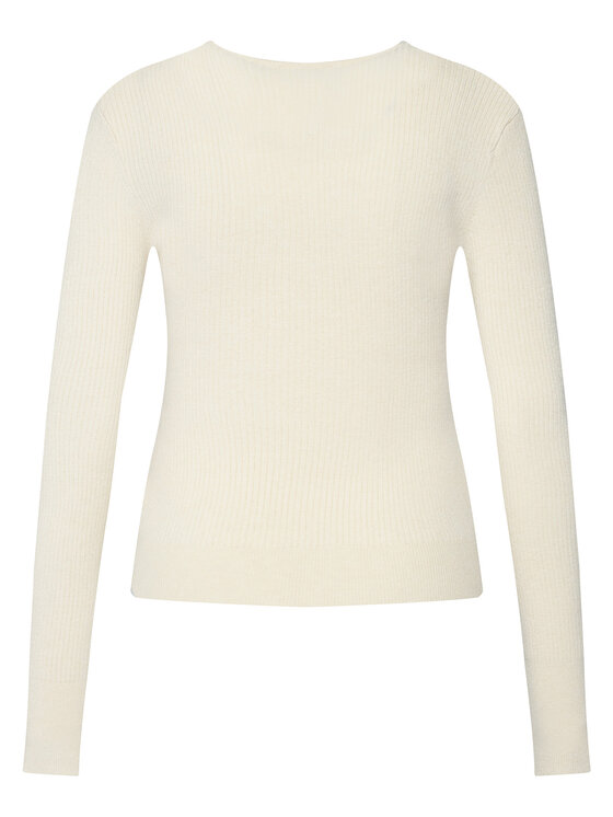 Patrizia Pepe Patrizia Pepe Pulover 2K0331/K7S0-ecW405 Écru Regular Fit
