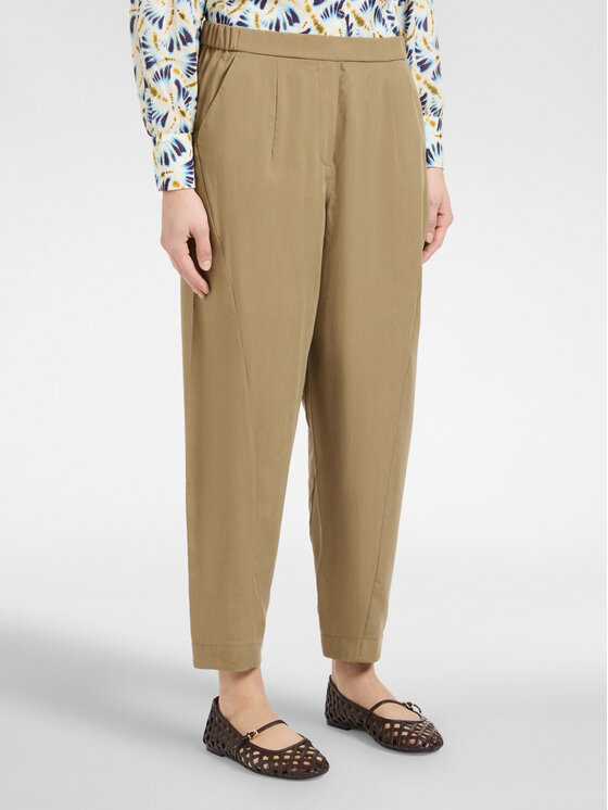 Elena Mirò Elena Mirò Pantaloni di tessuto P000Z100180N022 Marrone Regular Fit