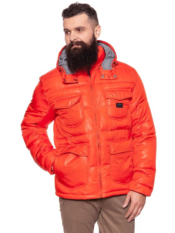 Lee Lee Kurtka zimowa LOCO PUFFA Czerwony Regular Fit