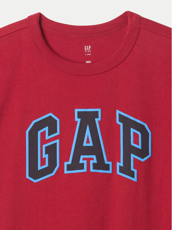 Gap Gap Футболка 605364 Бордовий Regular Fit
