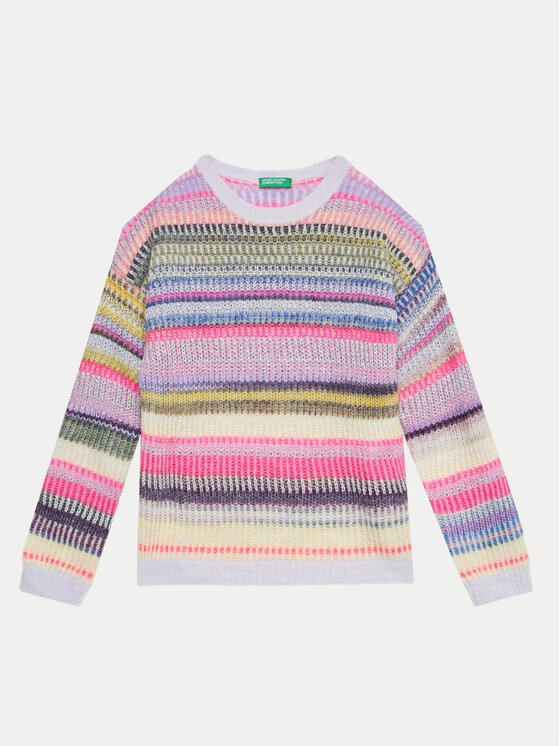 United Colors Of Benetton United Colors Of Benetton Svetr 116QQ107L Barevná Regular Fit