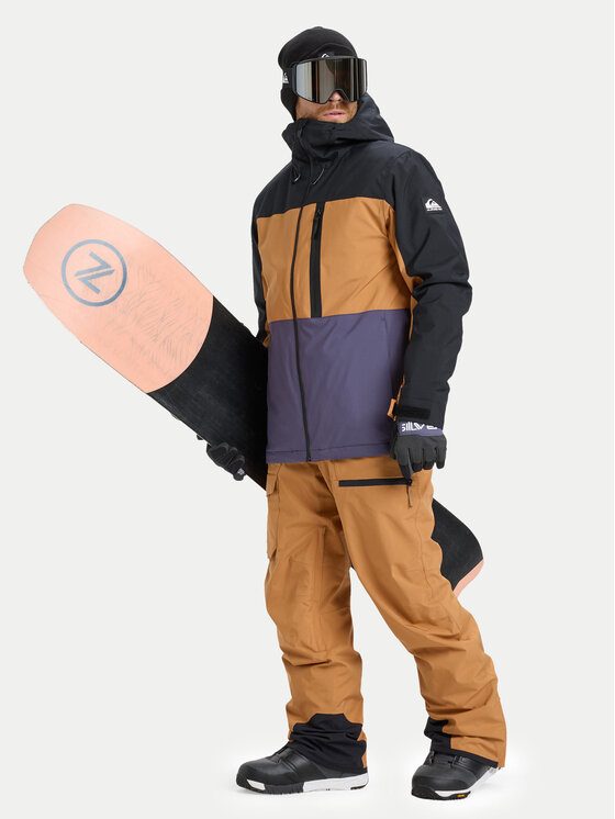 Quiksilver Quiksilver Kurtka snowboardowa Sycamore Block EQYTJ03503 Kolorowy Modern Fit