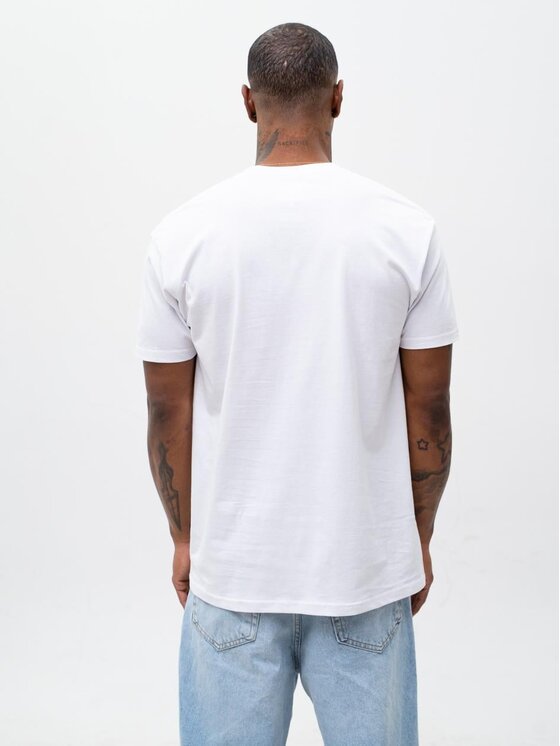 Jigga Wear Jigga Wear T-Shirt Laur korona modna 130028 Biały Regular Fit