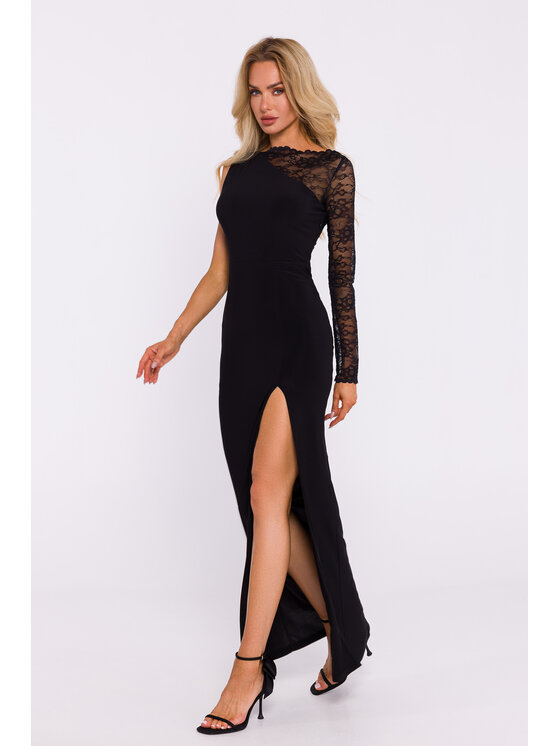 Made of Emotion Made of Emotion Abito da sera M839 Nero Sexy Straight Fit