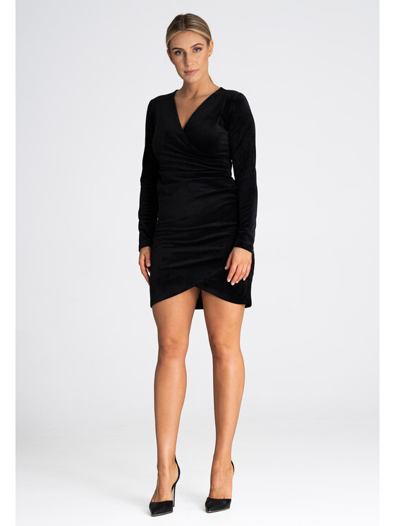 FIGL FIGLFIGL Vestito M963 Nero Regular Fit