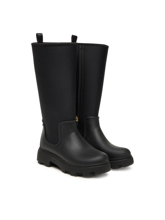 Tommy Hilfiger Tommy Hilfiger Gummistiefel Flag Long Warm Lining FW0FW08973 Schwarz