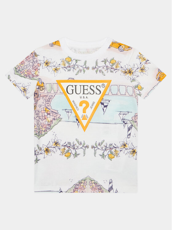 Guess Guess Sada tričko a sportovní šortky I4GG00 K8HM3 Barevná Regular Fit